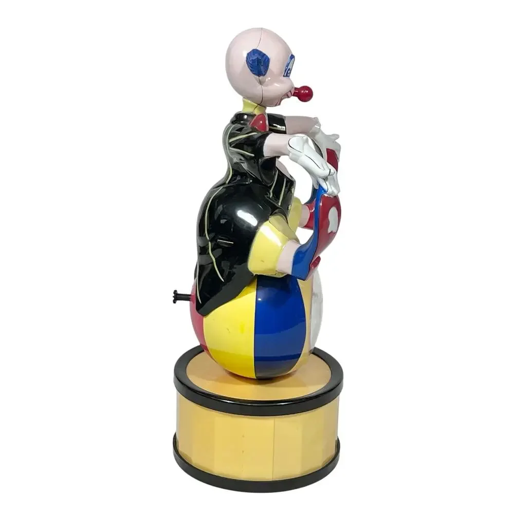 Vintage Telstar Jinmei Circus Clown Talking Alarm Clock Working No Alarm Sound